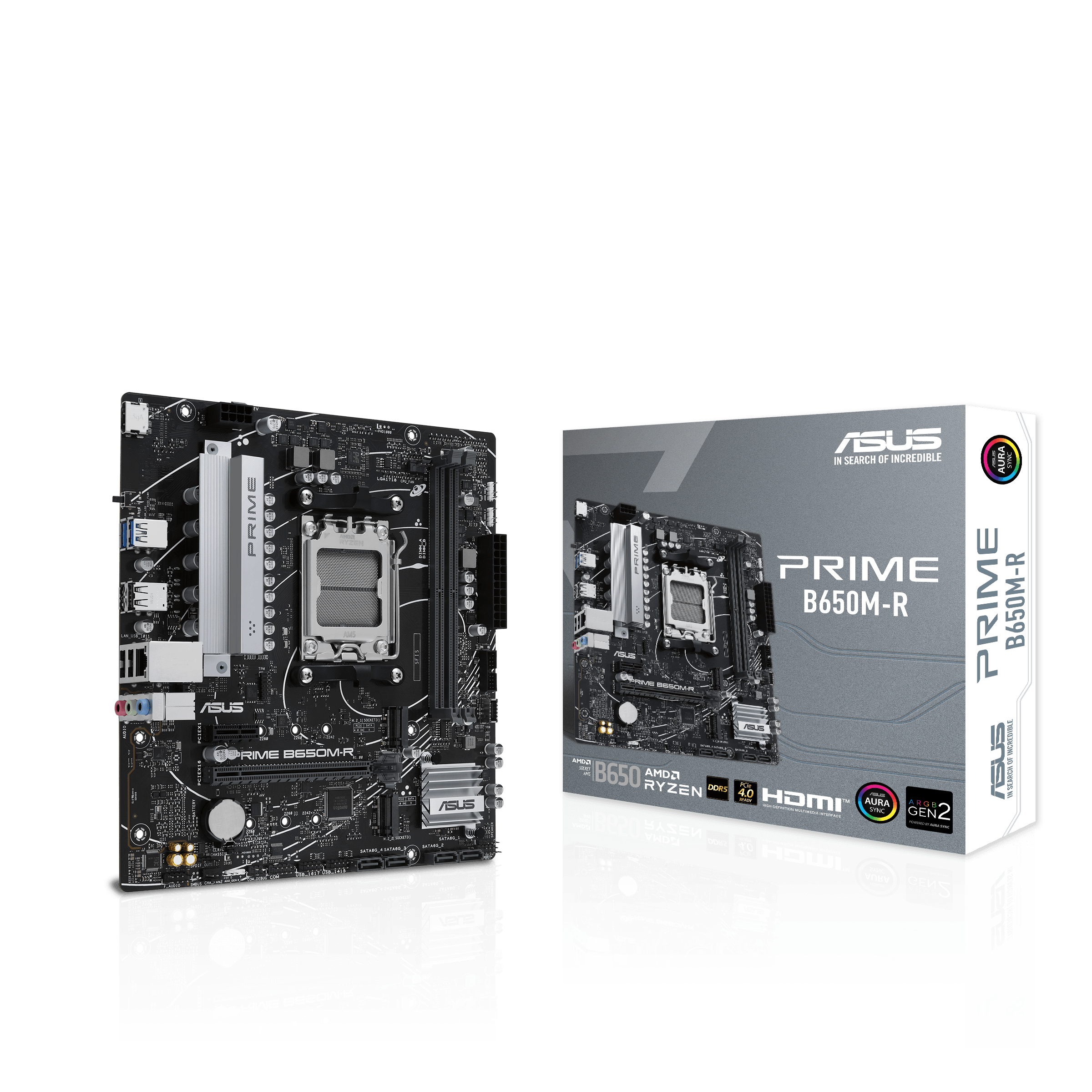 ASUS PRIME B650M-R mATX Mainboard Sockel AM5 M.2/HDMI/USB-C