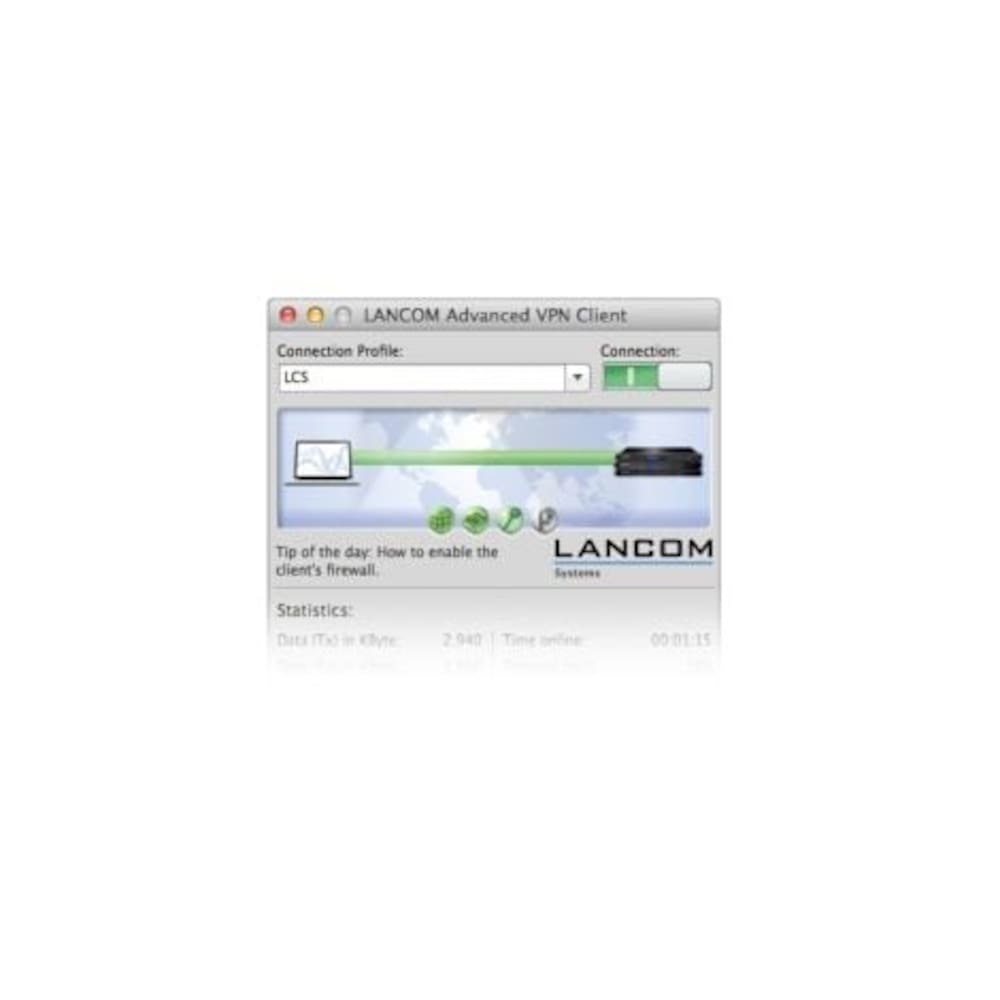 LANCOM Advanced VPN Client Lizenz für 10 Benutzer für MAC OS X