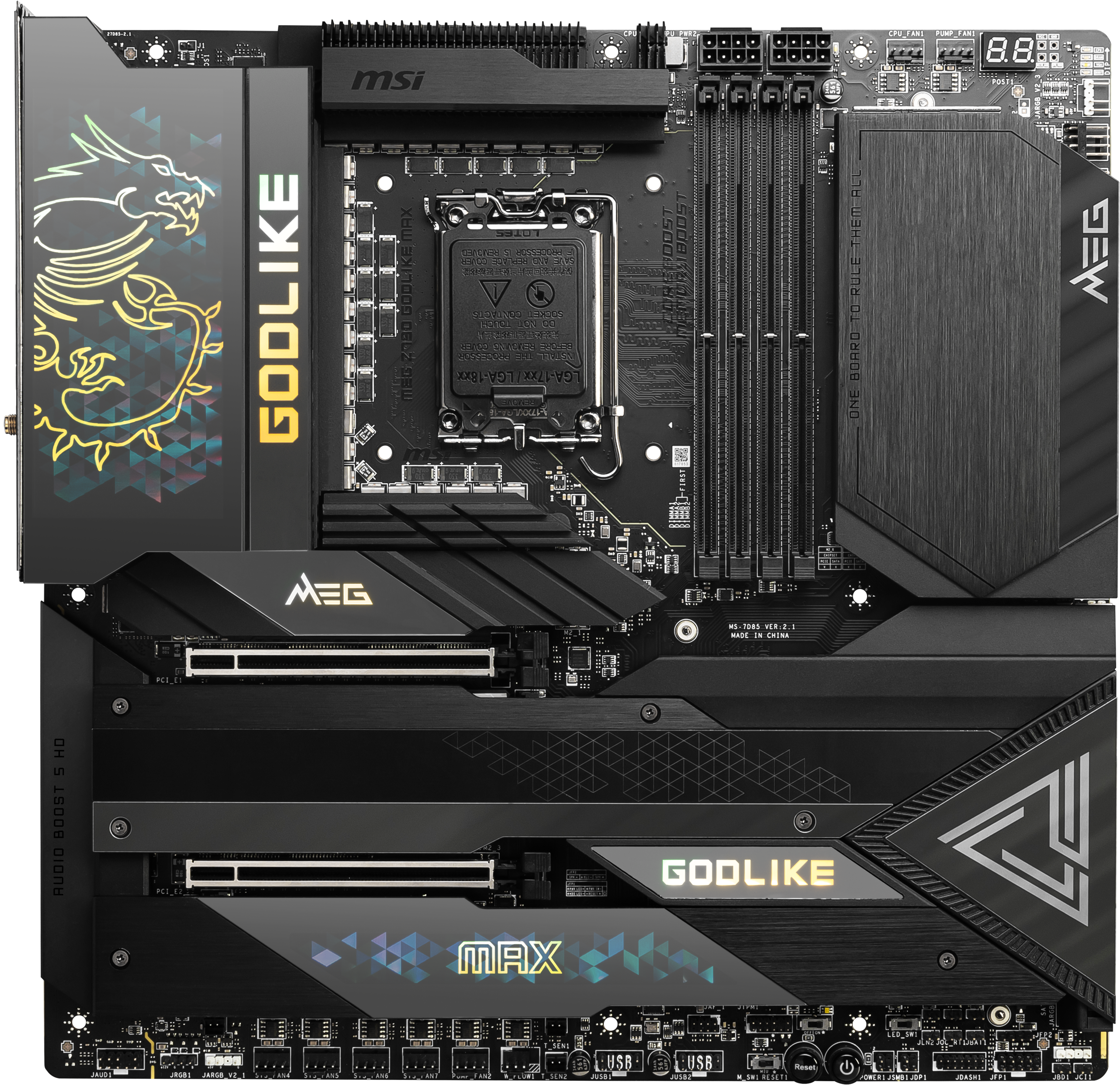 MSI MEG Z790 GODLIKE MAX E-ATX Mainboard Sockel 1700 M.2/USB-C/WIFI