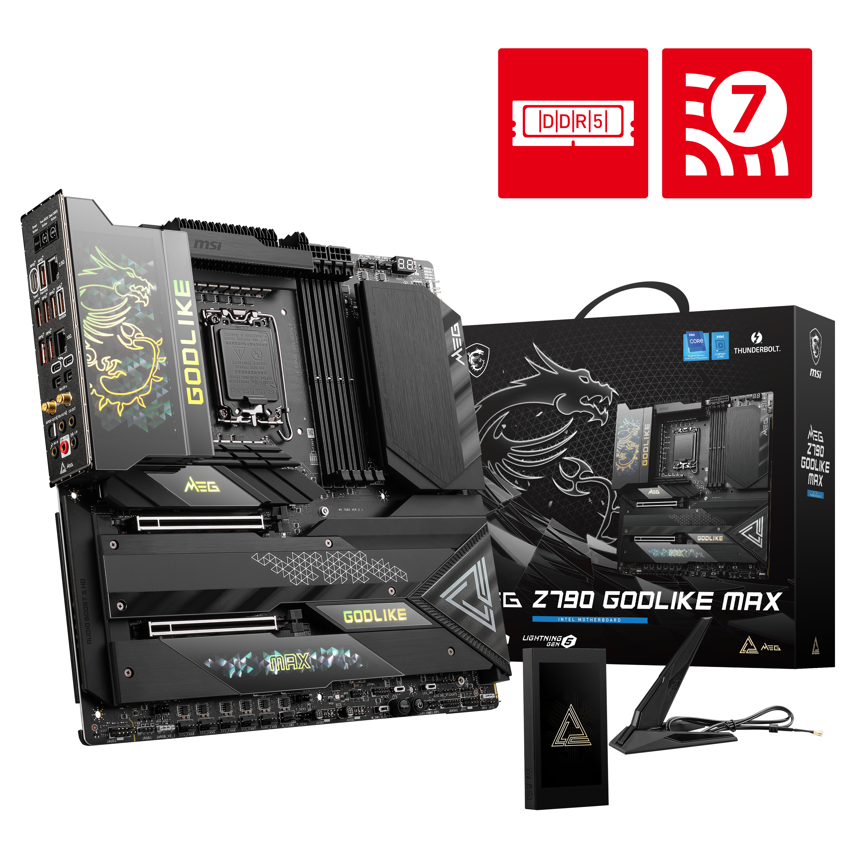 MSI MEG Z790 GODLIKE MAX E-ATX Mainboard Sockel 1700 M.2/USB-C/WIFI