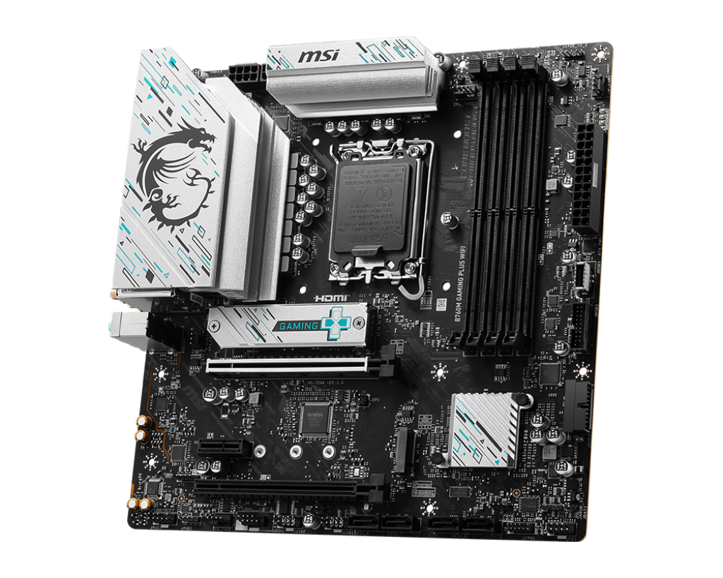 MSI B760M GAMING PLUS WIFI ATX Mainboard Sockel 1700 M.2/WIFI/BT/DP/HDMI/USB-C