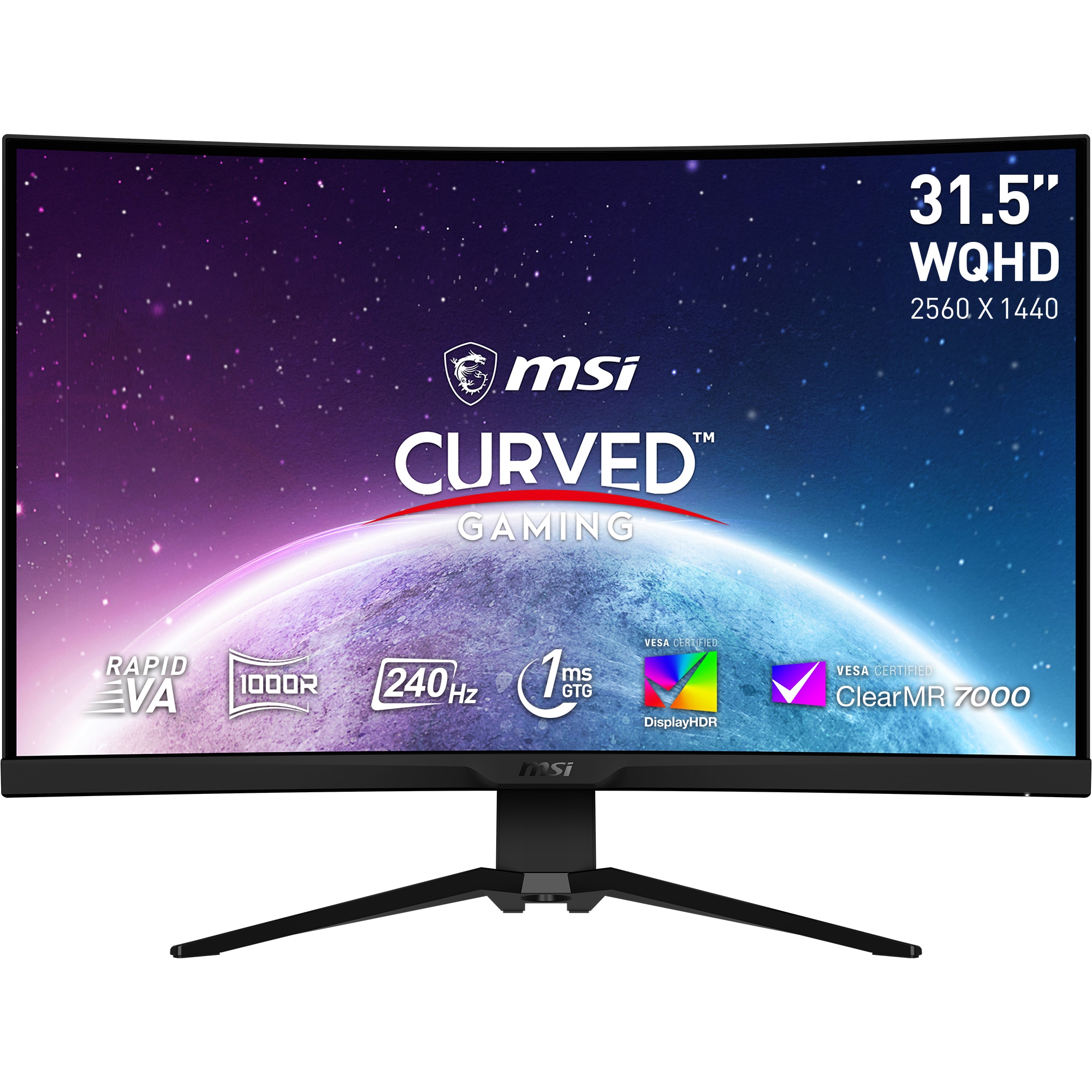 MSI Optix MAG325CQRXF 80cm (31,5") QHD Monitor Curved 16:9 HDMI/DP/USB-C 165Hz