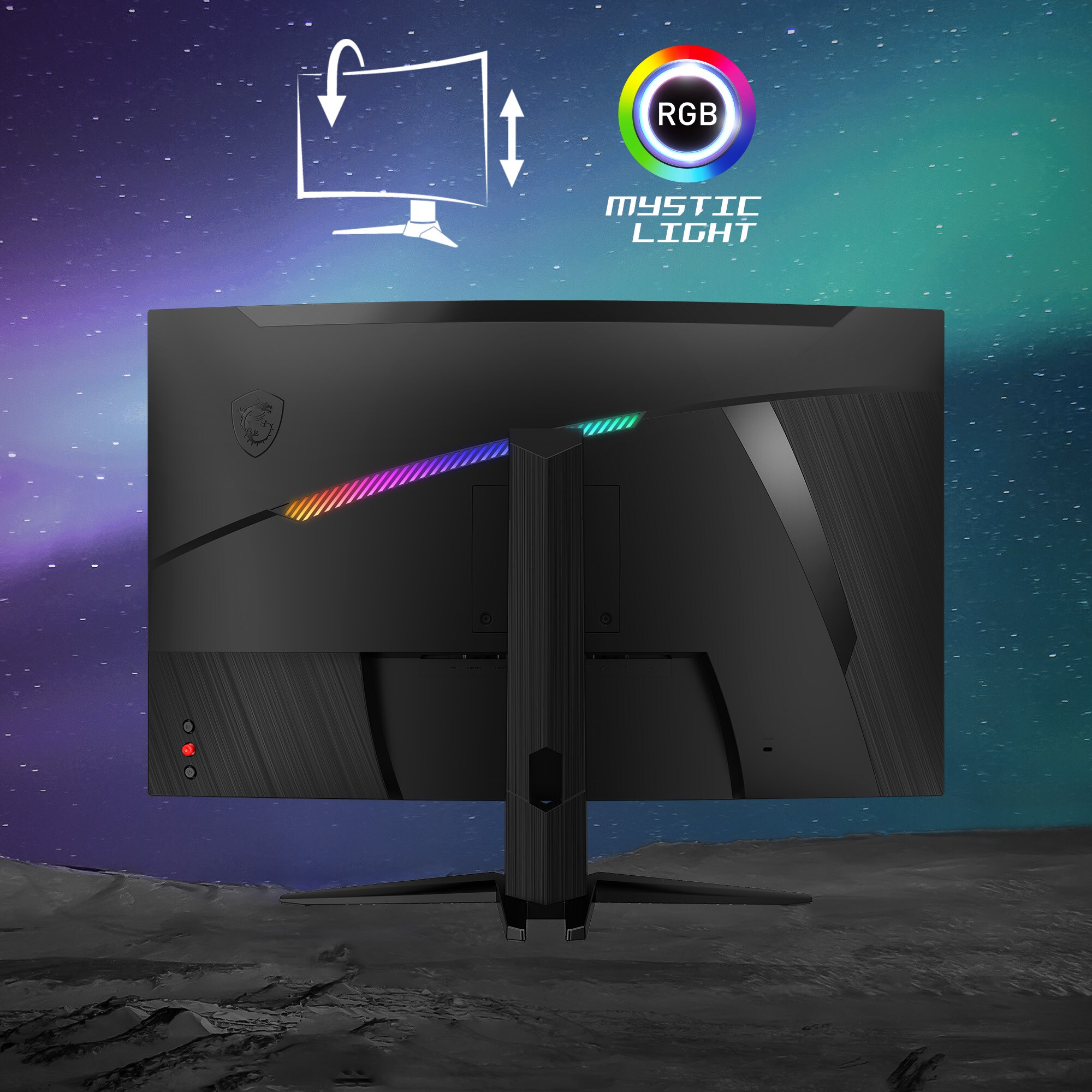 MSI Optix MAG325CQRXF 80cm (31,5") QHD Monitor Curved 16:9 HDMI/DP/USB-C 165Hz