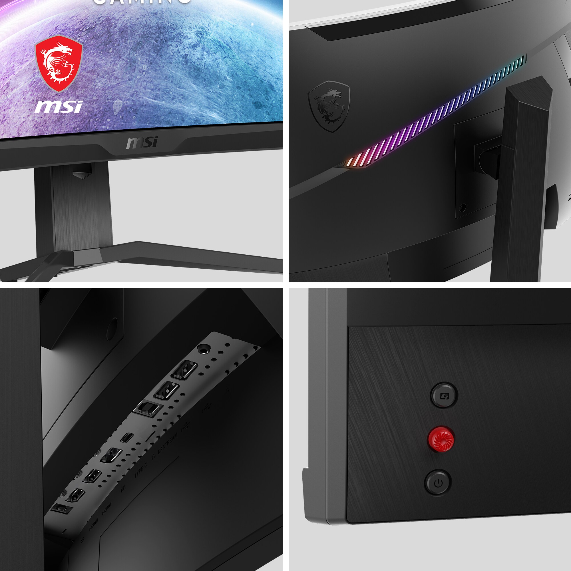 MSI Optix 275CQRXFDE 69cm (27") QHD VA Gaming Monitor Curved 16:9 HDMI/DP 240Hz