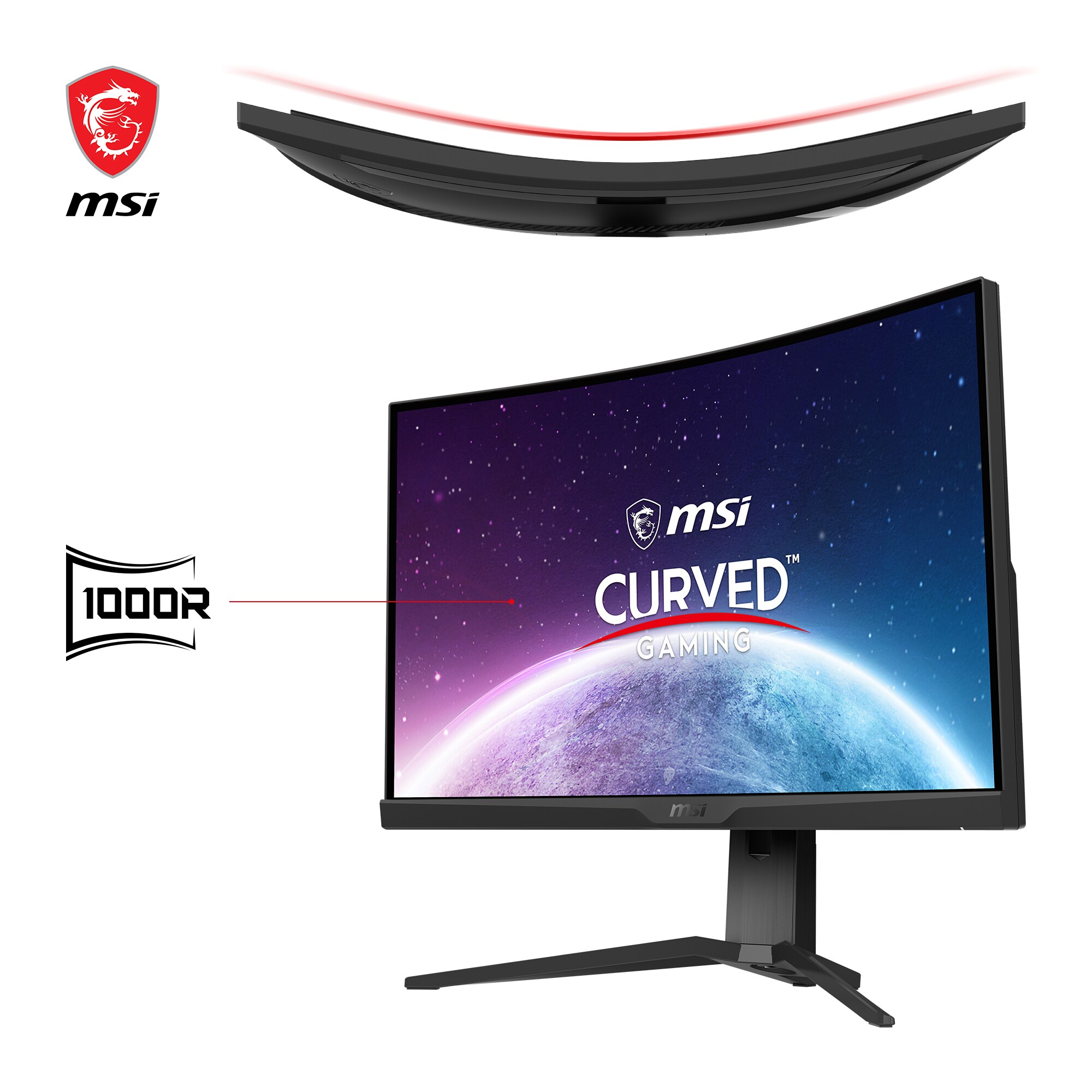 MSI Optix 275CQRXFDE 69cm (27") QHD VA Gaming Monitor Curved 16:9 HDMI/DP 240Hz