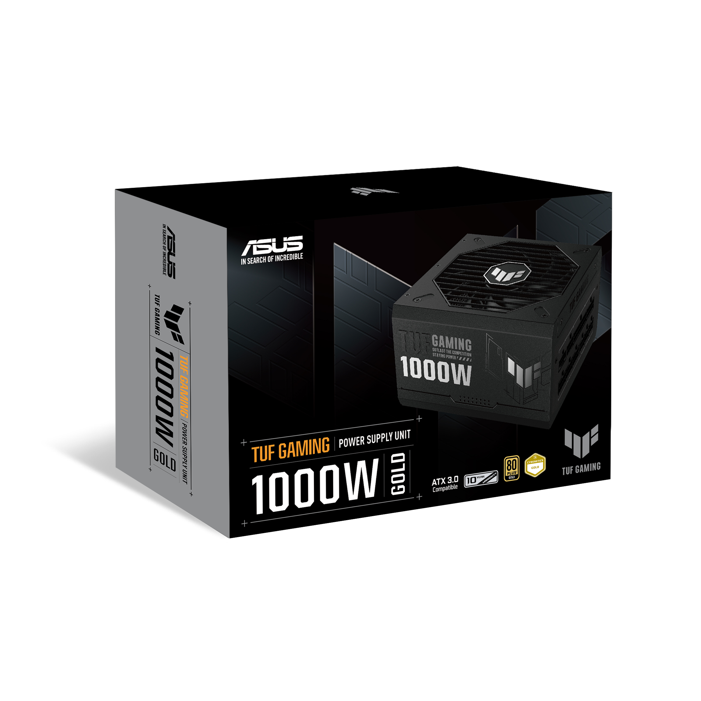 ASUS TUF Gaming 1000G Gaming Netzteil 80+ Gold, Modular 16-pin 135 mm Lüfter