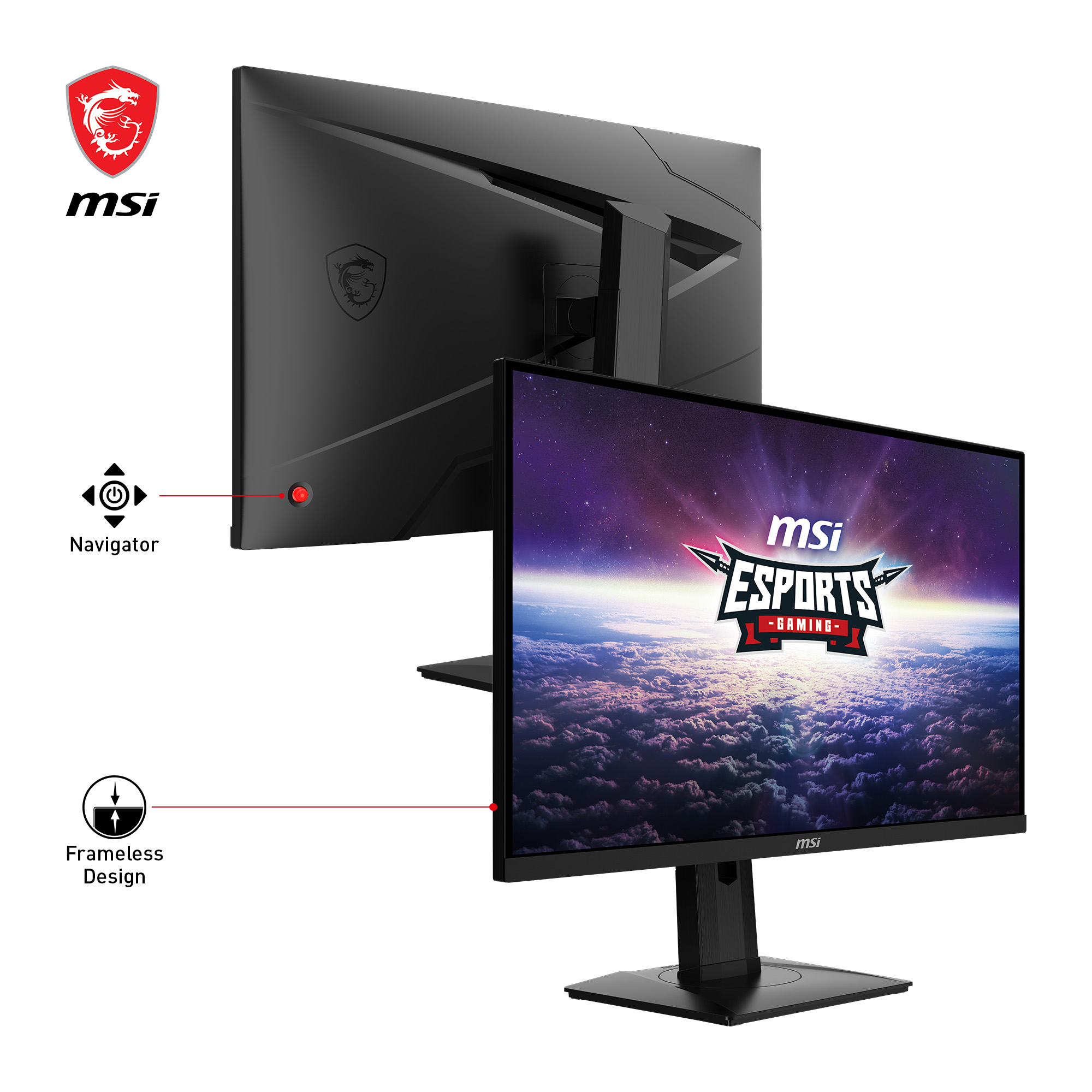 MSI G274QPXDE 68,6cm (27") QHD IPS Gaming Monitor 16:9 HDMI/DP/USB-C PD65W 240Hz