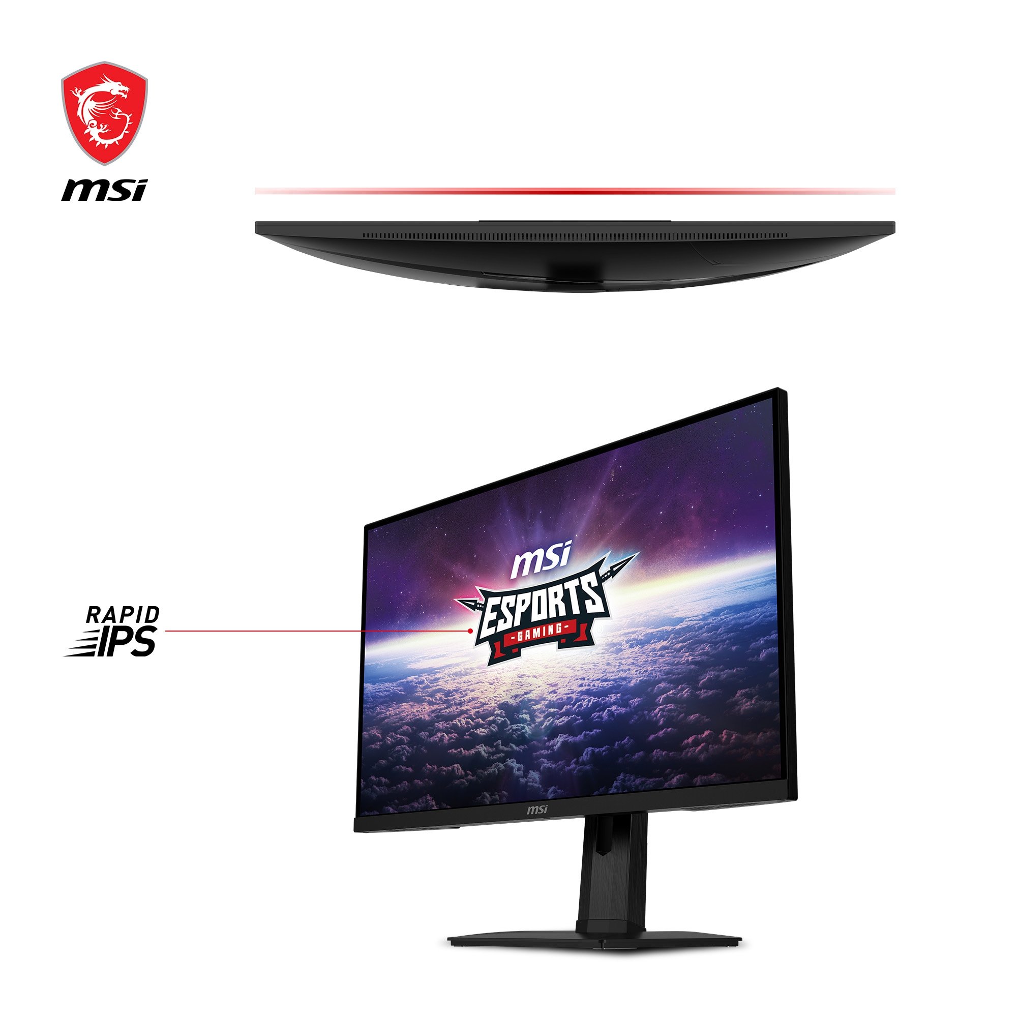 MSI G274QPXDE 68,6cm (27") QHD IPS Gaming Monitor 16:9 HDMI/DP/USB-C PD65W 240Hz