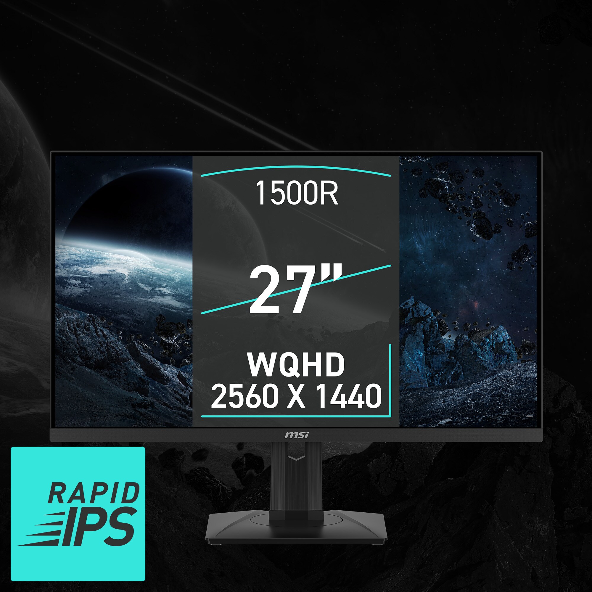 MSI G274QPXDE 68,6cm (27") QHD IPS Gaming Monitor 16:9 HDMI/DP/USB-C PD65W 240Hz