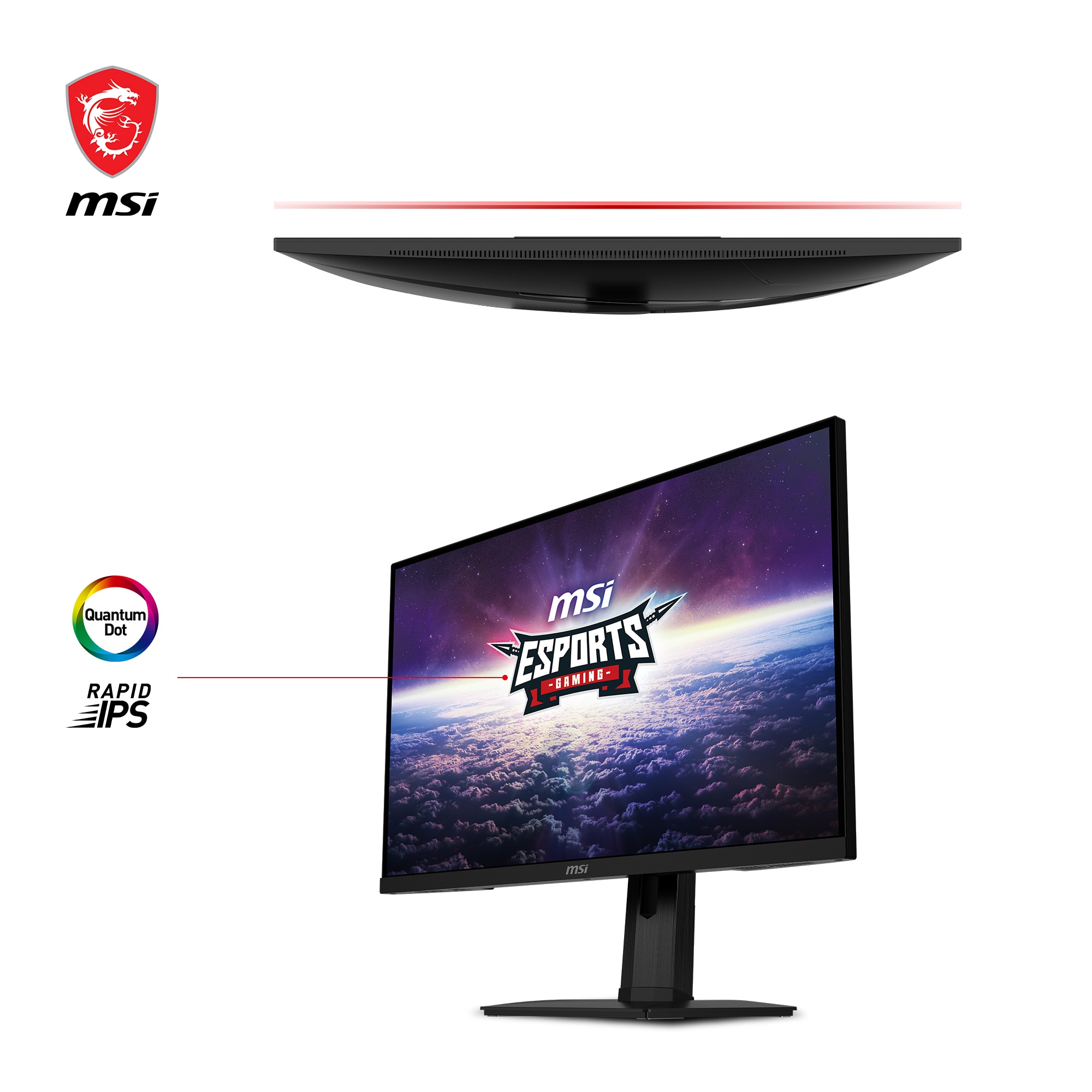 MSI Optix G274PFDE 69cm (27") FHD IPS Gaming Monitor 16:9 HDMI/DP 180Hz Sync 1ms