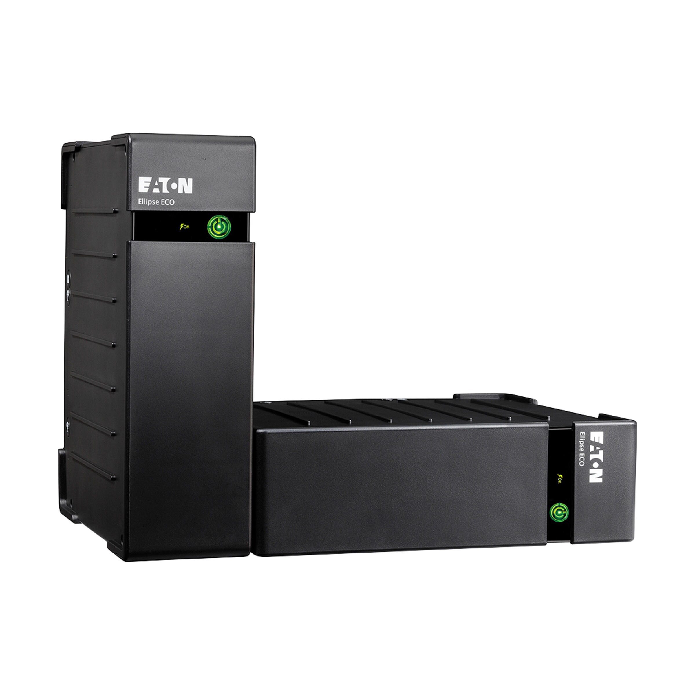 EATON Ellipse ECO 800 USB DIN USV UPS 800VA 500W 4 AC-Ausgänge