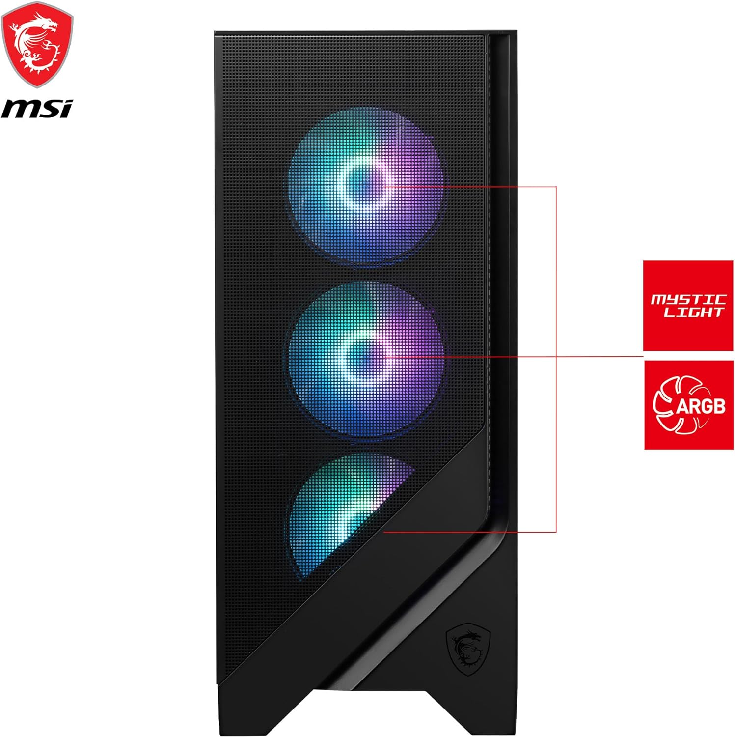 MSI MAG FORGE 320R Airflow MIDI Tower Gaming Gehäuse