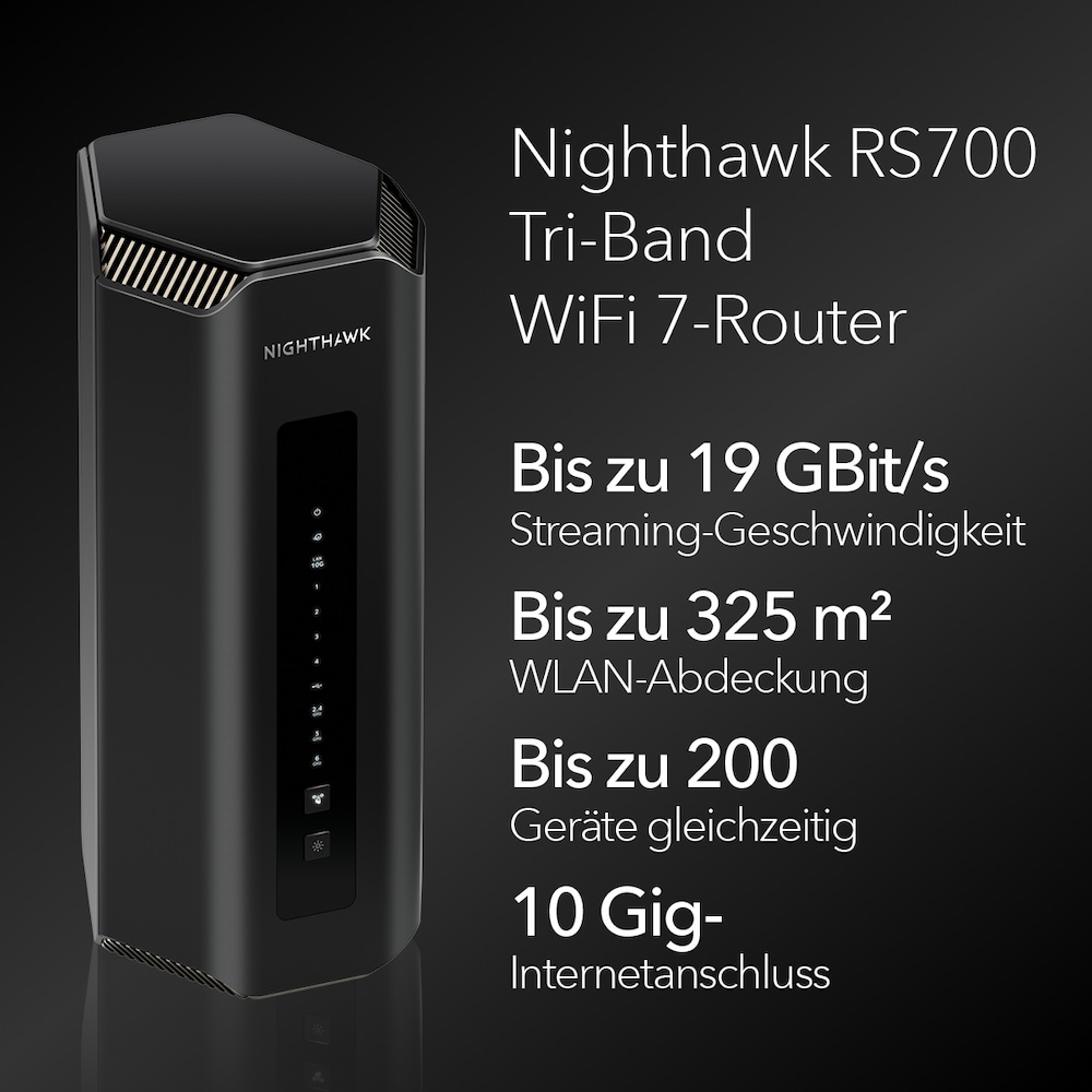 Netgear Nighthawk RS700 WiFi 7 Tri-Band Router