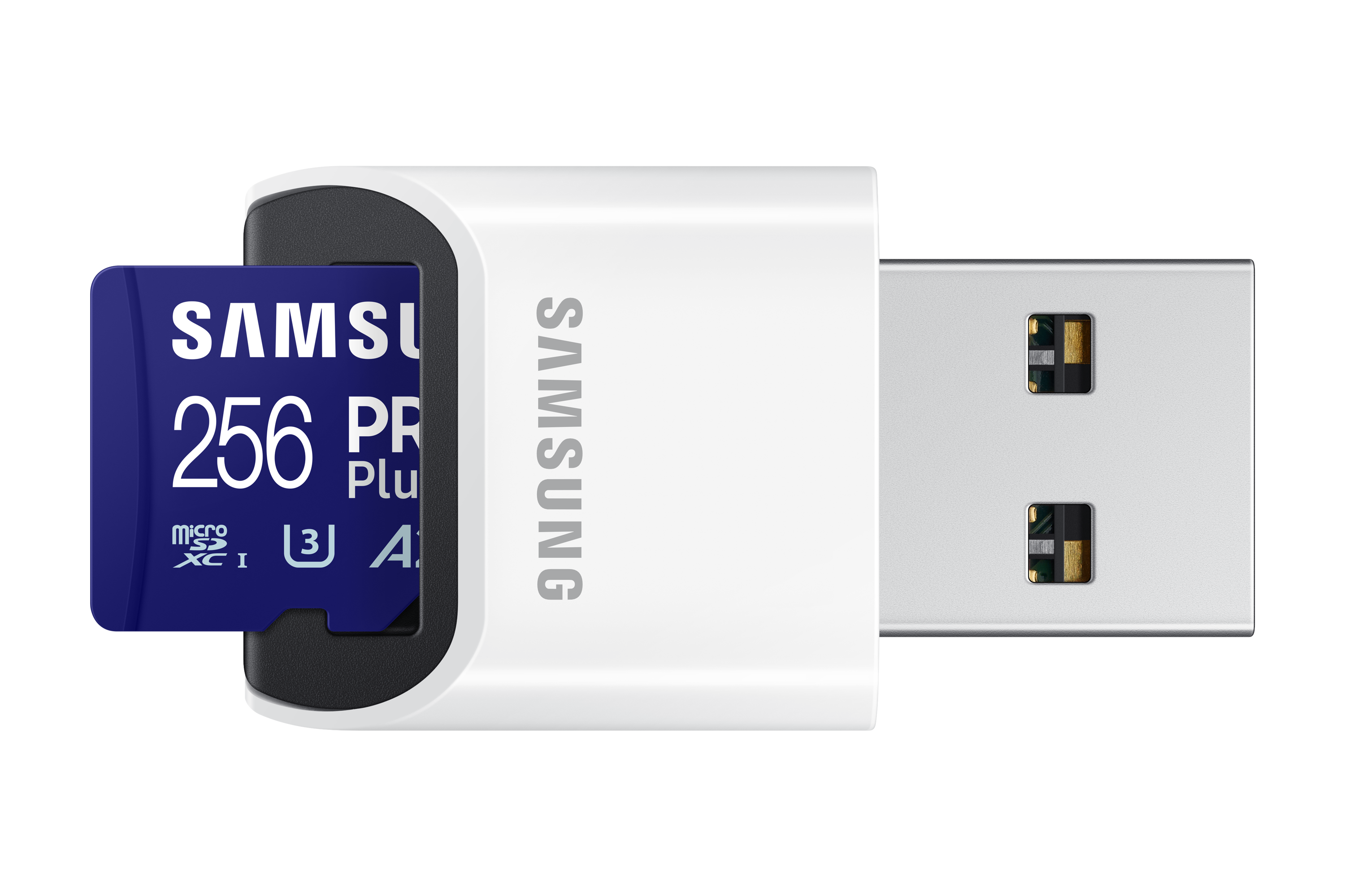 Samsung PRO Plus 256 GB microSDXC-Speicherkarte (2023) mit USB-Adapter