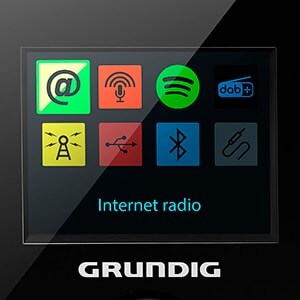 Grundig DTR 7000 Black DAB+ Cyberport Internetradio CD 