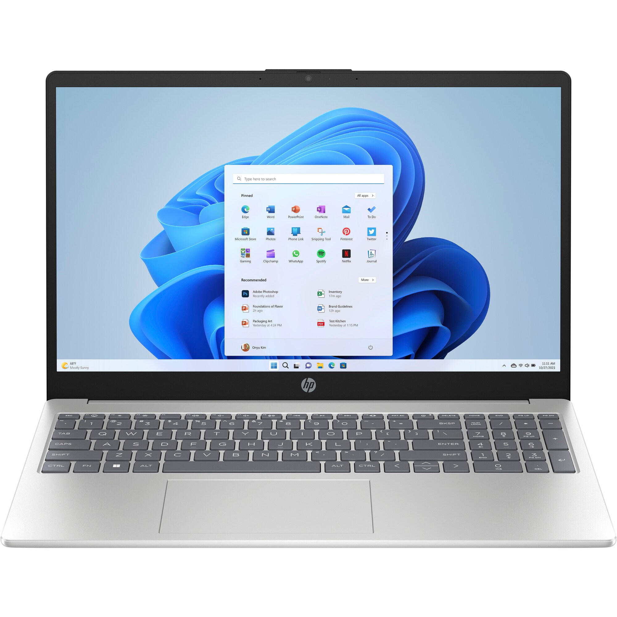 HP 15-fd0058ng i5-1335U 16GB/512GB SSD 15"FHD W11 silber