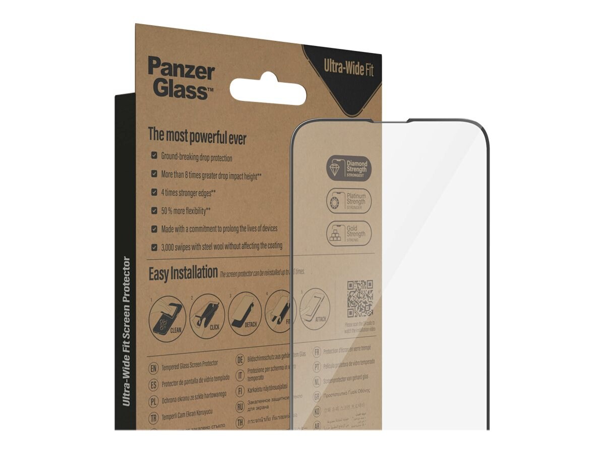 PanzerGlass Apple iPhone 13/Pro/14 Rahmenfarbe schwarz