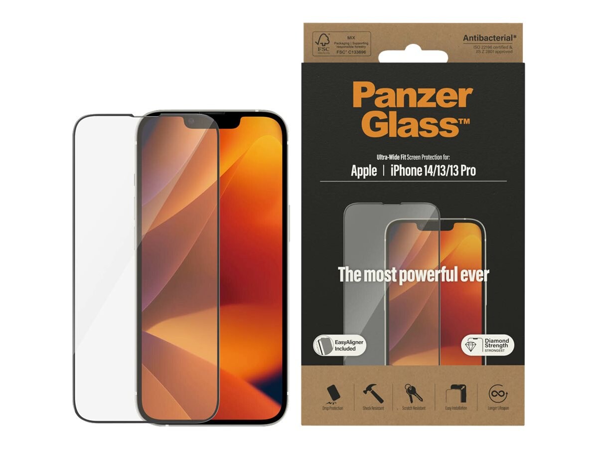 PanzerGlass Apple iPhone 13/Pro/14 Rahmenfarbe schwarz