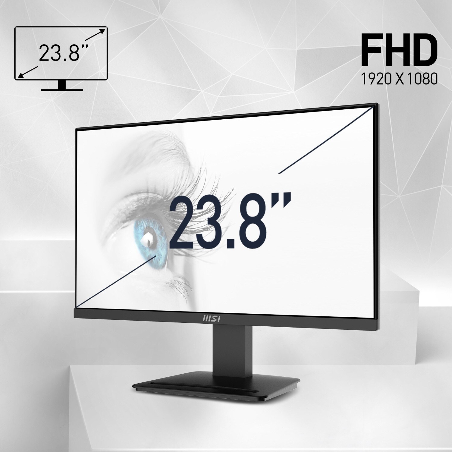 MSI Pro MP2412DE 60cm (23,8") FHD VA Office Monitor 16:9 HDMI/DP 100Hz 4ms Sync