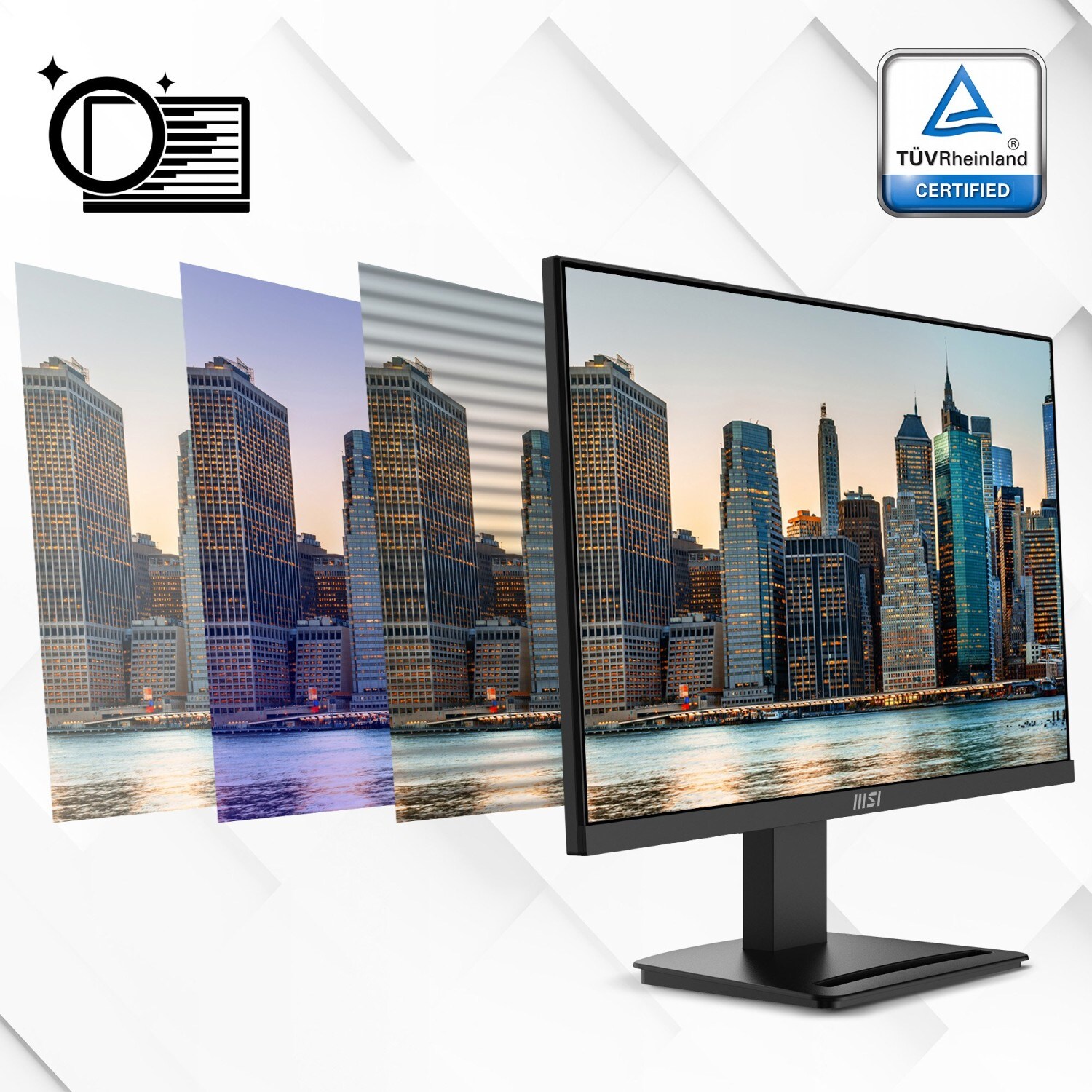 MSI Pro MP2412DE 60cm (23,8") FHD VA Office Monitor 16:9 HDMI/DP 100Hz 4ms Sync