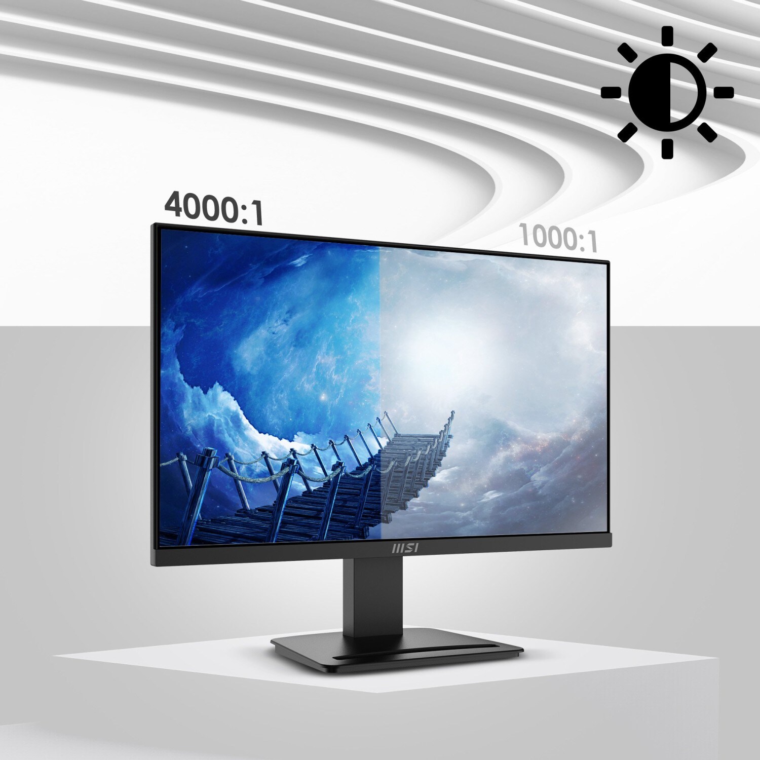 MSI Pro MP2412DE 60cm (23,8") FHD VA Office Monitor 16:9 HDMI/DP 100Hz 4ms Sync