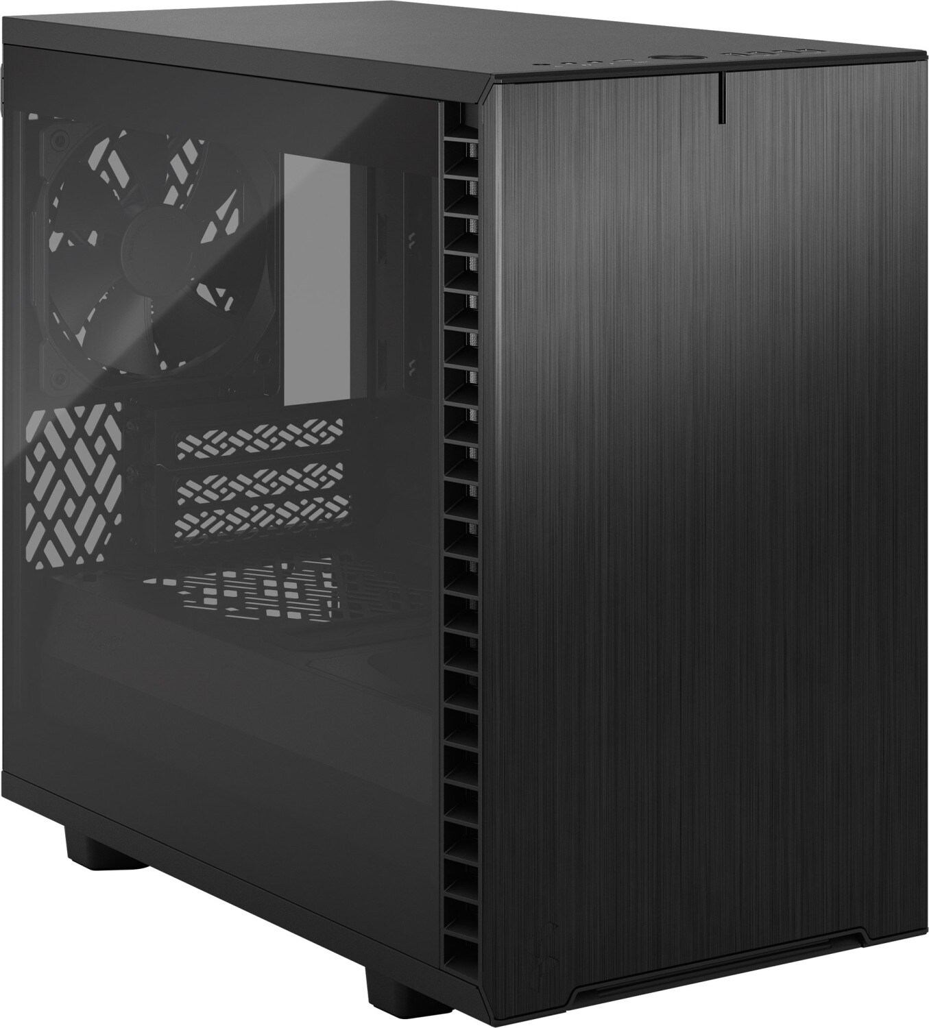 Fractal Design Define 7 Nano Gaming Gehäuse Black TG Light Tint m. Seitenfenster