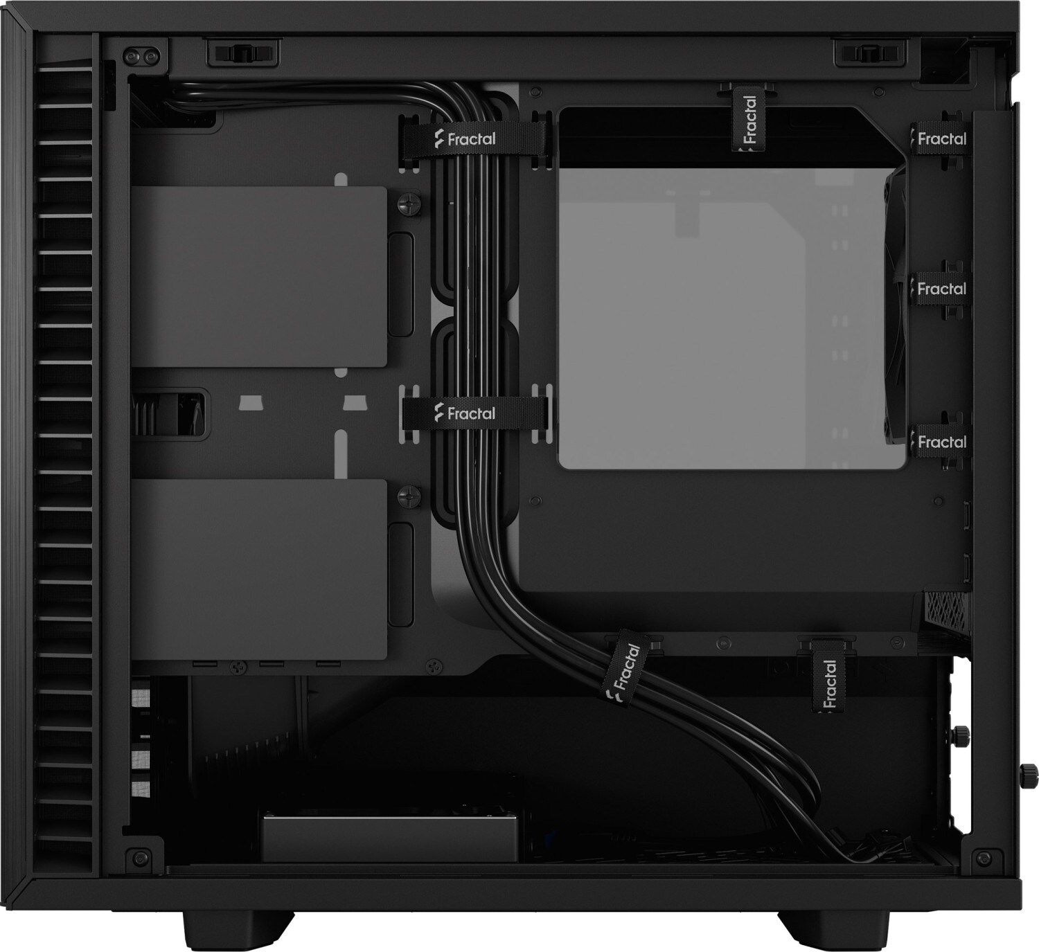 Fractal Design Define 7 Nano Gaming Gehäuse Black TG Light Tint m. Seitenfenster