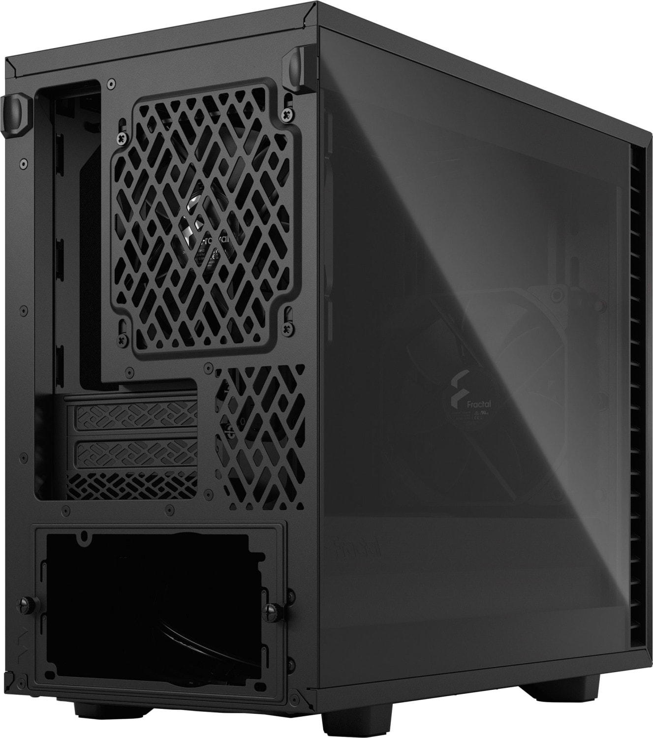 Fractal Design Define 7 Nano Gaming Gehäuse Black TG Light Tint m. Seitenfenster