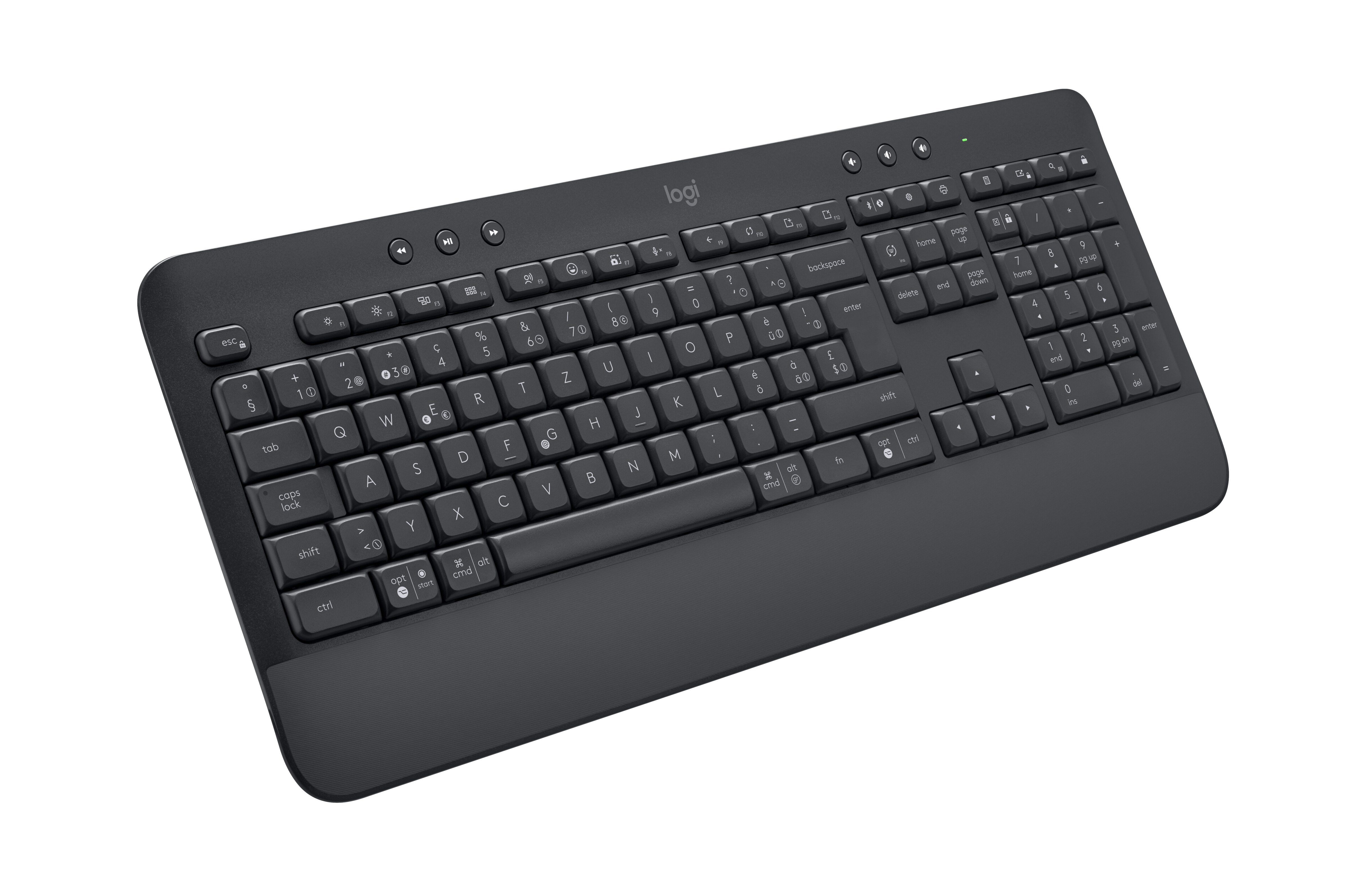 Logitech Signature K650 Graphite - Kabellose Tastatur CH-Layout (Schweiz)