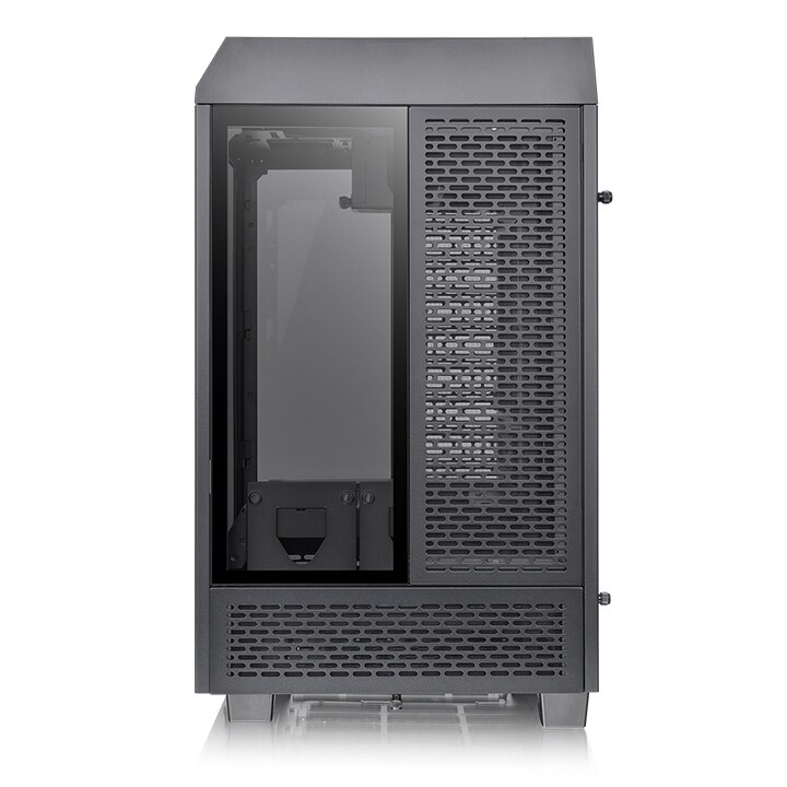 Thermaltake The Tower 100 Mini-Tower Mini-ITX Gehäuse mit Sichtfenster schwarz