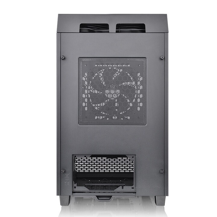 Thermaltake The Tower 100 Mini-Tower Mini-ITX Gehäuse mit Sichtfenster schwarz