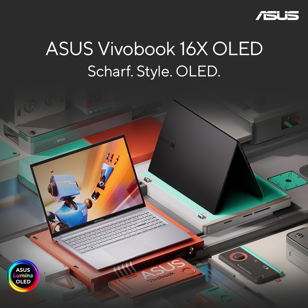 ASUS Vivobook 16X M3604YA-L2005W R7-7730U 16GB/1TB SSD 16"UHD+ OLED W11