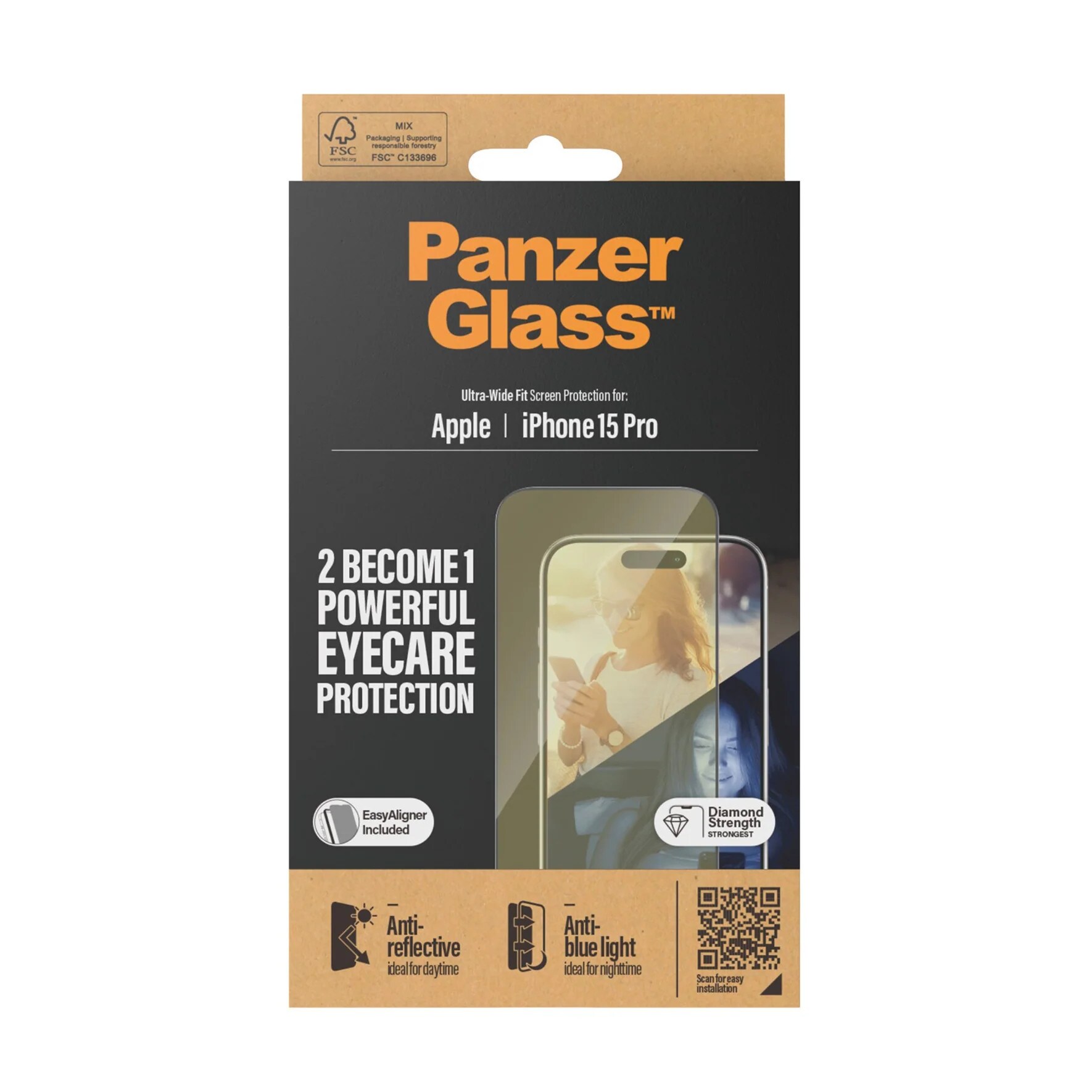 PanzerGlass Apple iPhone 15 Pro Ultra Wide Fit