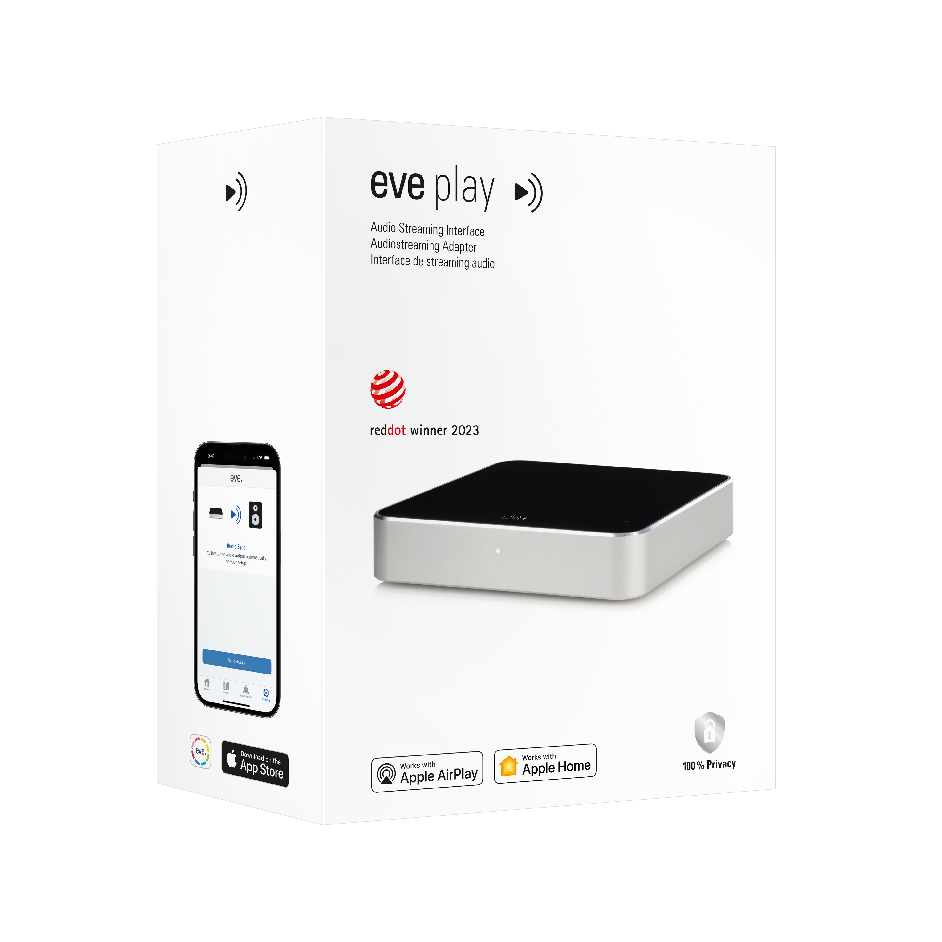 Eve Play - Audiostreaming Adapter für AirPlay + Eve Energy Smart Plug  (Matter) ++ Cyberport