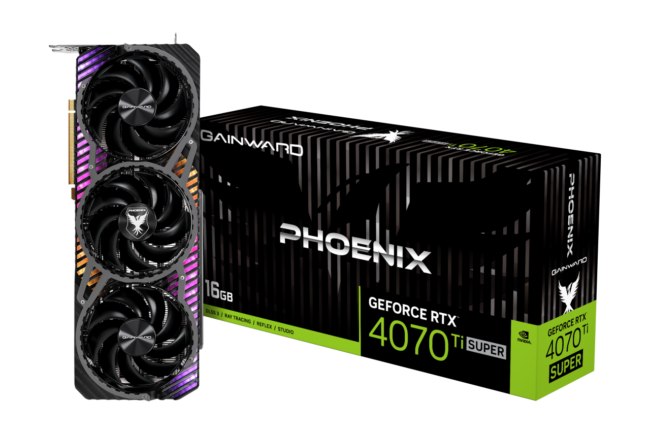 GAINWARD GeForce RTX 4070Ti Super Phoenix 16GB GDDR6X Grafikkarte HDMI/3xDP