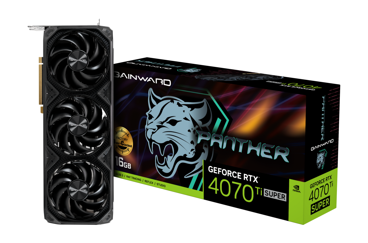 GAINWARD GeForce RTX 4070Ti Super Panther OC 16GB GDDR6X Grafikkarte HDMI/3xDP