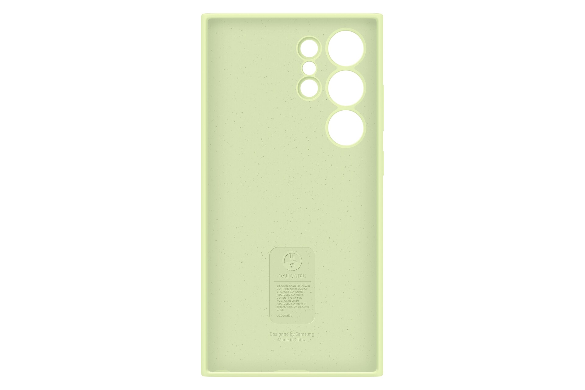 Samsung Silicone Case EF-PS928 für Galaxy S24 Ultra Light Green