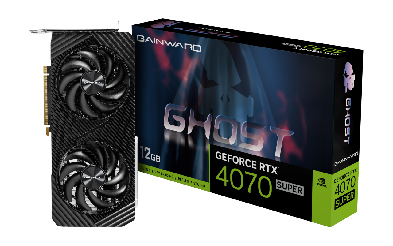 GAINWARD GeForce RTX 4070 Super Ghost 12GB GDDR6X Grafikkarte HDMI/3xDP