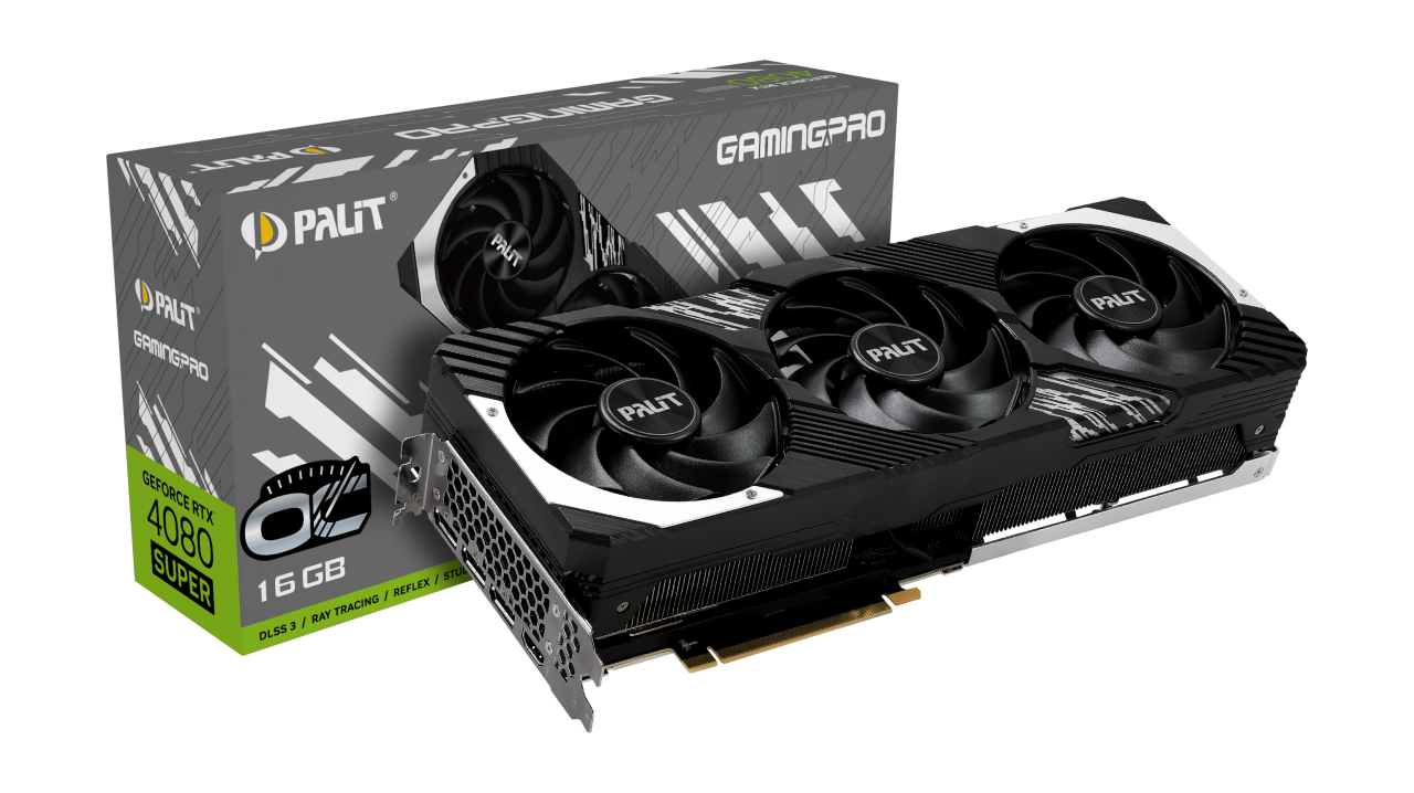 PALIT GeForce RTX 4080 Super GamingPro OC 16GB GDDR6X Grafikkarte HDMI/3xDP