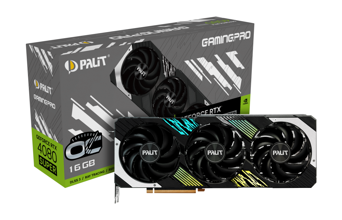 PALIT GeForce RTX 4080 Super GamingPro OC 16GB GDDR6X Grafikkarte HDMI/3xDP