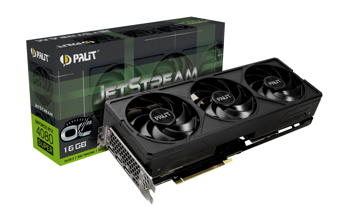 PALIT GeForce RTX 4080 Super JetStream OC 16GB GDDR6X Grafikkarte HDMI/3xDP