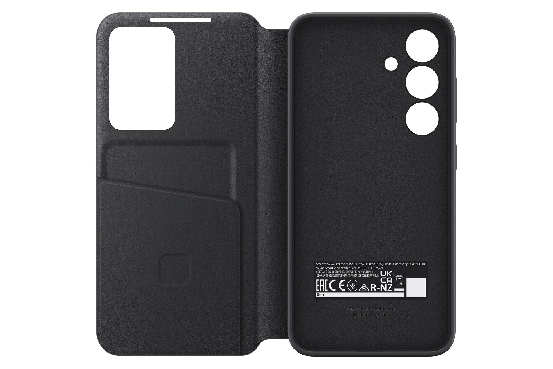 Samsung Smart View Wallet Case EF-ZS911 für Galaxy S23 Black