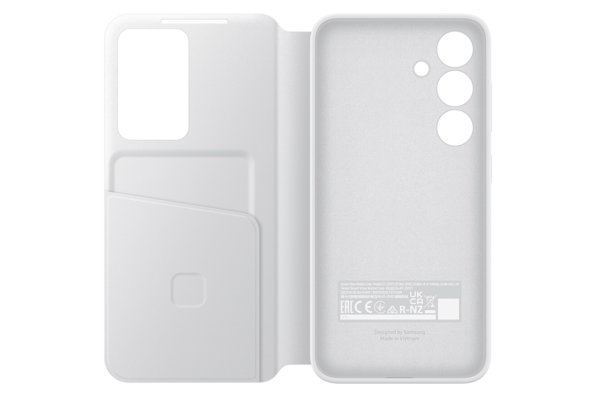 Samsung Smart View Wallet Case EF-ZS921 für Galaxy S23 White