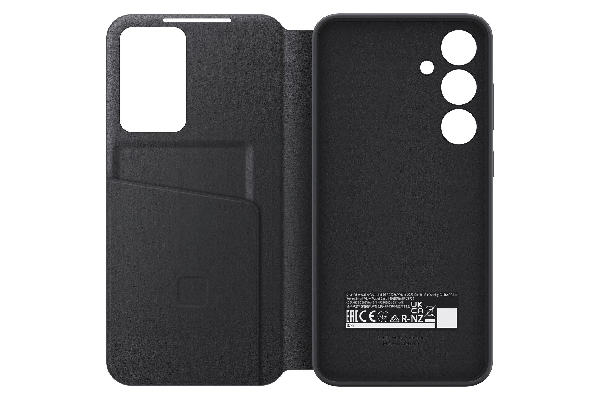 Samsung Smart View Wallet Case EF-ZS922 für Galaxy S24+ Black