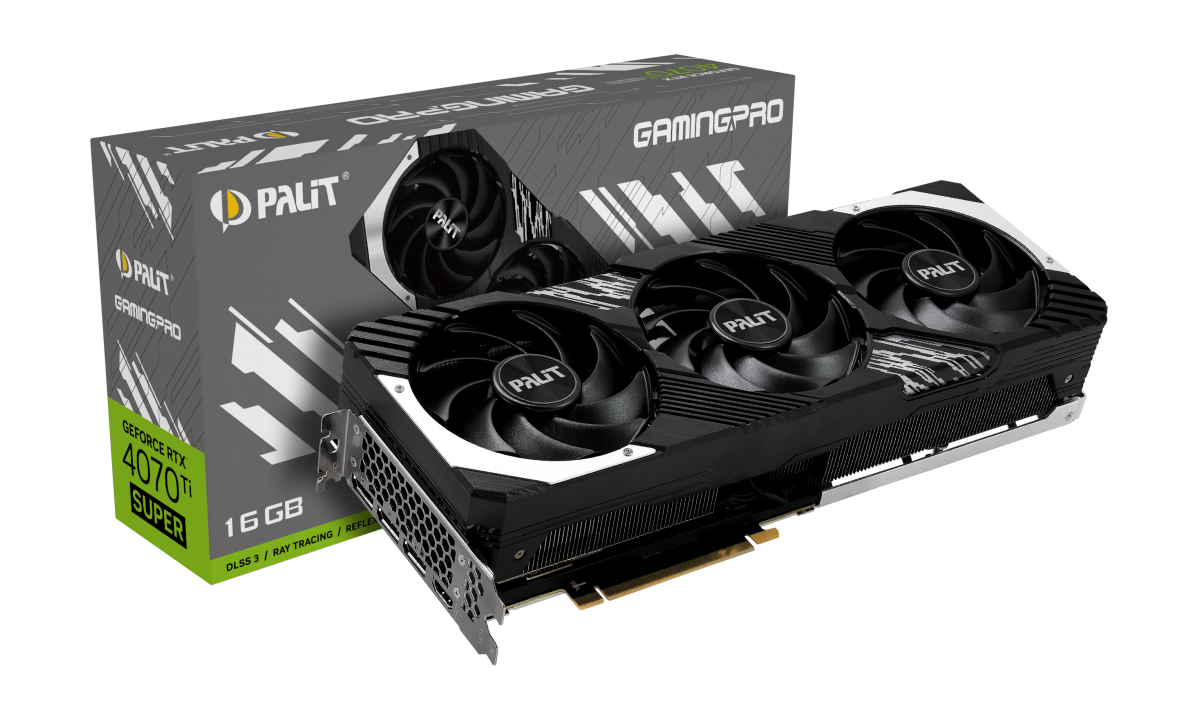 PALIT GeForce RTX 4070Ti Super GamingPro 16GB GDDR6X Grafikkarte HDMI/3xDP