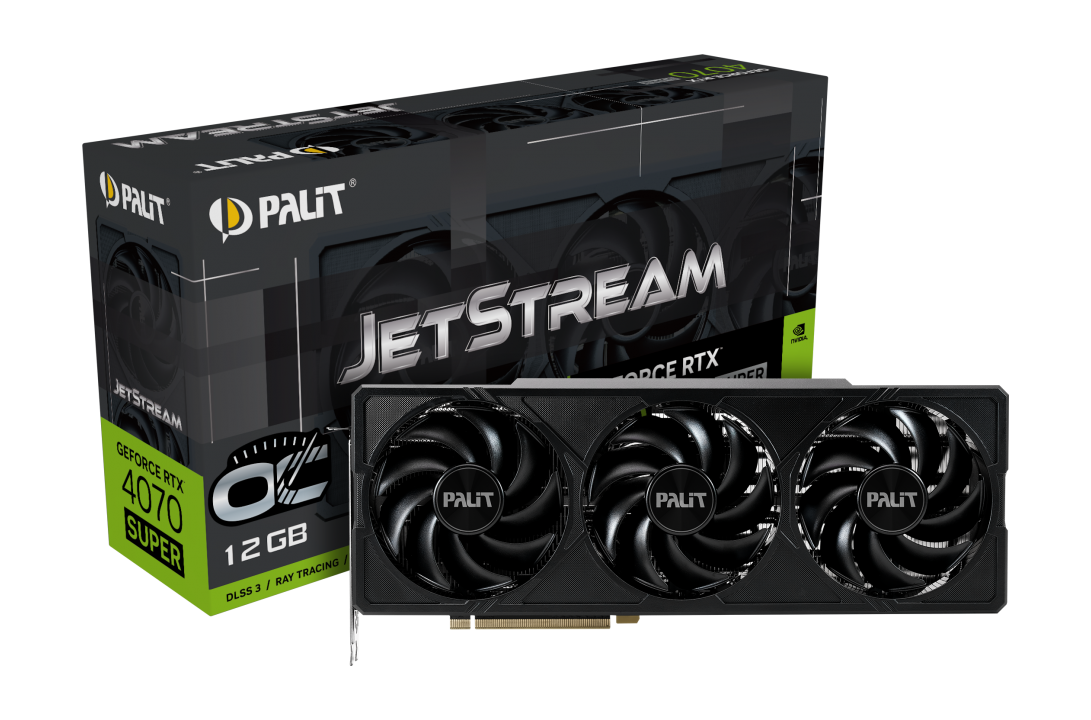 PALIT GeForce RTX 4070 Super JetStream OC 12GB GDDR6X Grafikkarte HDMI/3xDP