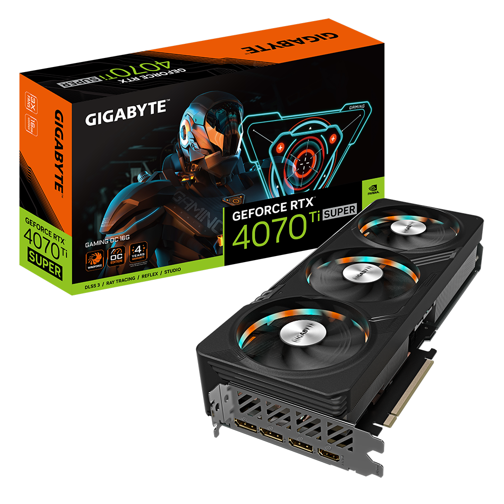 *GIGABYTE GeForce RTX4070TI SUPER 16GB Gaming OC Grafikkarte