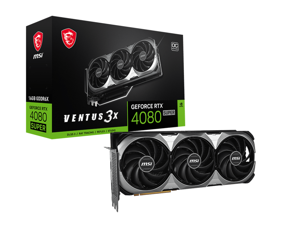 MSI GeForce RTX 4080 SUPER 16G VENTUS 3X OC Grafikkarte 3xDP/HDMI