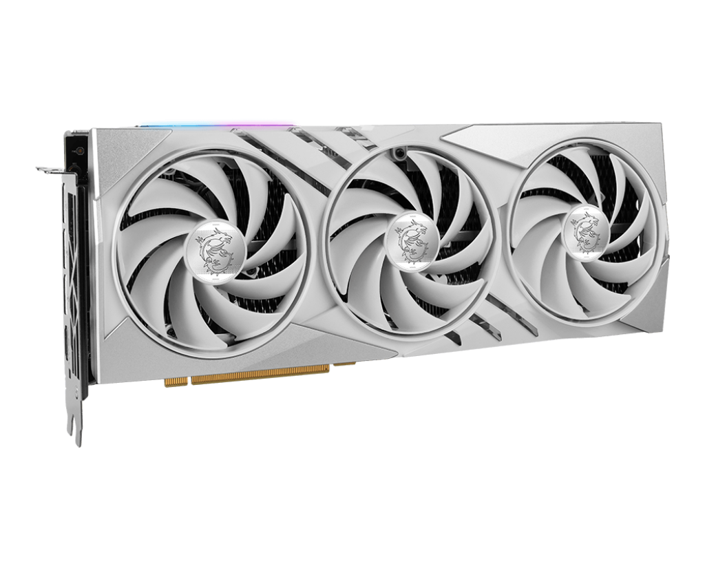 MSI GeForce RTX 4070Ti SUPER 16GB Gaming X SLIM White Grafikkarte 3xDP/HDMI