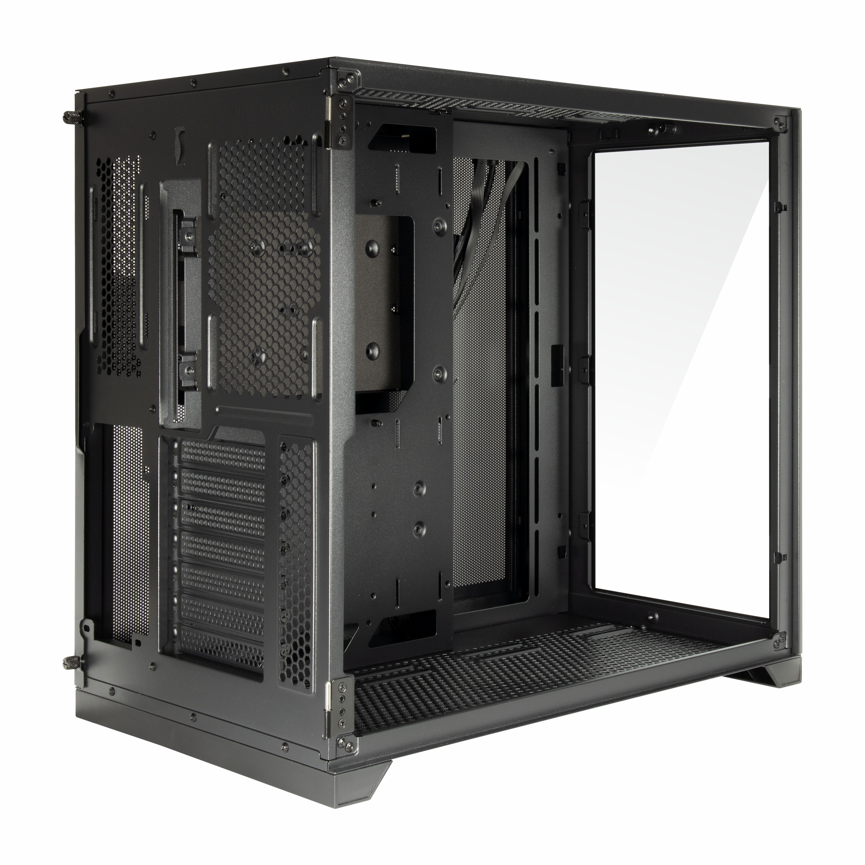 Inter-Tech C-703 Vision ATX Gehäuse, Tempered Glass, Schwarz